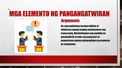 ano ang argumento at halimbawa nito